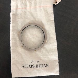 Alexis Bittar Golden Studded Bangle